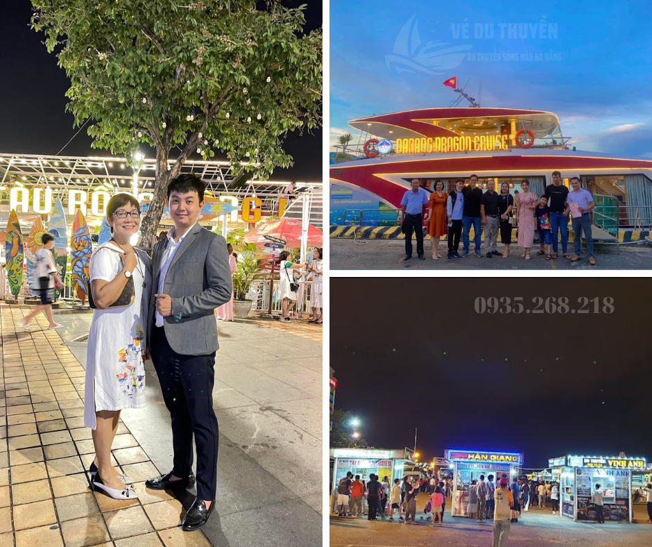 view chụp ảnh tại bến du thuyền sông Hàn
