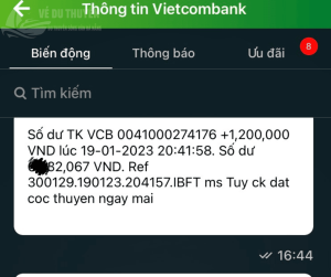 Vé tàu sông Hàn