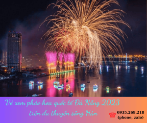 Đi du thuyền sông hàn xem pháo hoa quốc tế