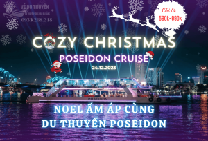giáng sinh trên du thuyền sông Hàn Poseidon Cruise