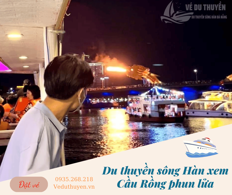 Vé du thuyền sông Hàn xem cầu Rồng phun lửa