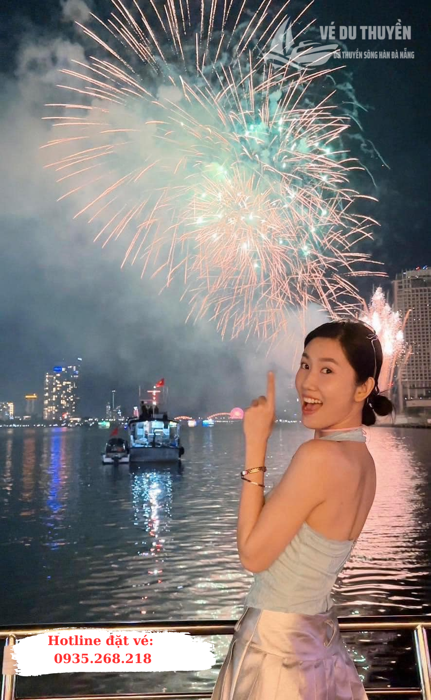 giá vé du thuyền sông Hàn xem pháo hoa