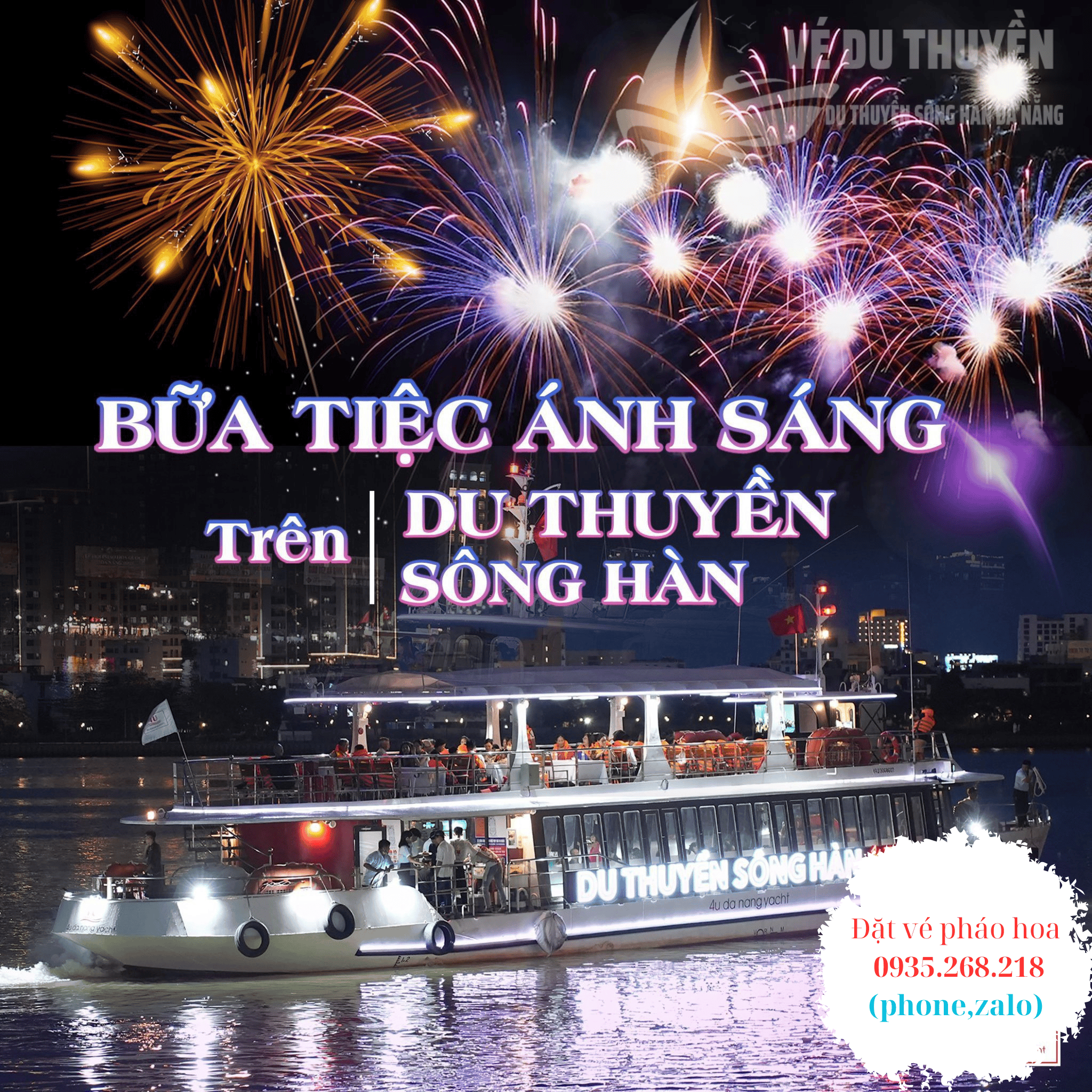Vé pháo hoa du thuyền sông Hàn 4U