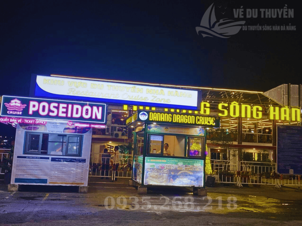 Quầy vé nhà hàng du thuyền sông Hàn